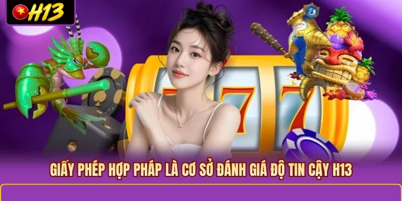 Giấy phép hợp pháp là cơ sở đánh giá độ tin cậy H13