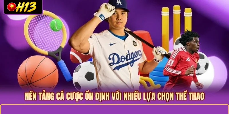 Nền tảng cá cược ổn định với nhiều lựa chọn thể thao